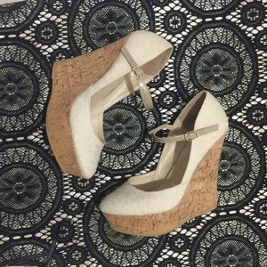 Kendall Embroidered Wedge